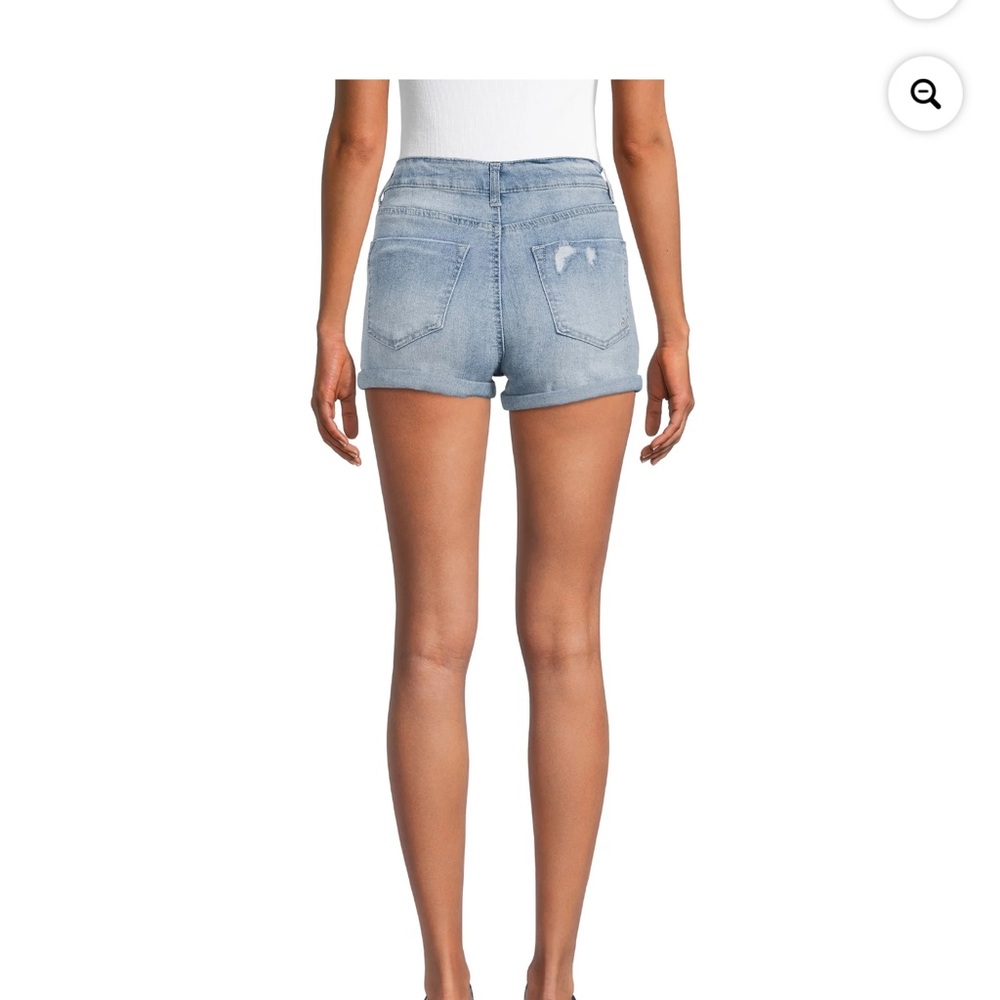 Girls Indigo Rein High Rise Shorts - Picture 2 of 7